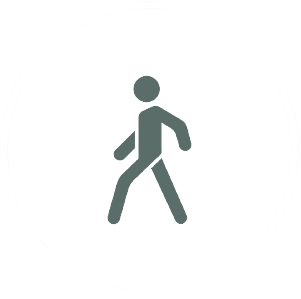 Icono de entrada peatonal